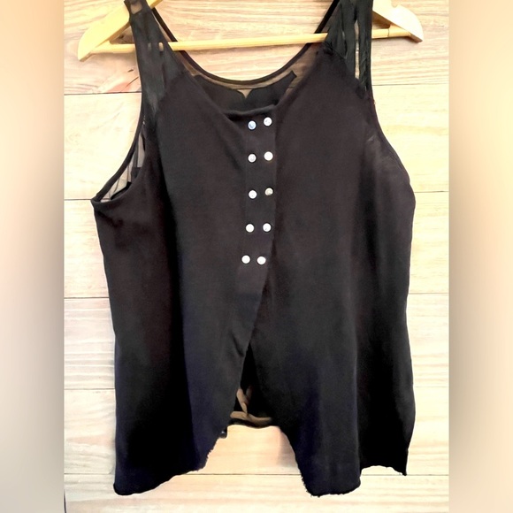 NWT FREE PEOPLE (INTIMATELY) GINGER CUT OUT TOP WHIMSY GOTH FAIRY GRUNGE - Picture 2 of 3